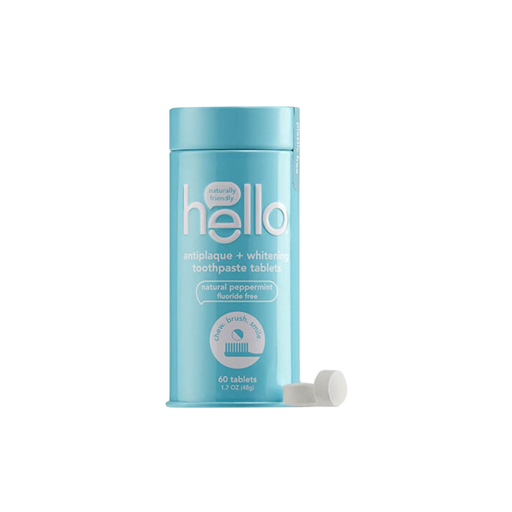 Chomp Natural Toothpaste Tablets Refill - Peppermint Fluoride-Free & SLS-Free Dental Care